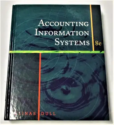 Accounting Information System, Hard Cover The 8th Edition with Copy Right 2010 Under very good condi...