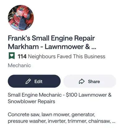 Markham Snowblower Tune-ups with Warranty Included, View more