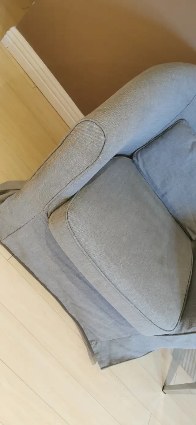 Ikea TULLSTA Armchair, Nordvalla medium gray in Chairs & Recliners in Markham / York Region - Image 5