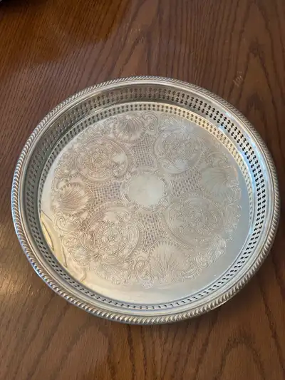 Vintage Marlborough Silverplate Tray, View more