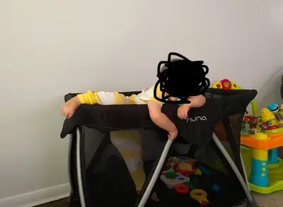 Black Nuna playpen. No scratches, dents, rips etc... $500 new - asking $200 OBO