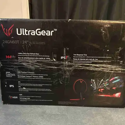 LG UltraGear Gaming Monitor, View more