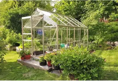 Greenhouse heavy duty all season. Adds Value to Properties and can create income. 10x12 10 feet wide...