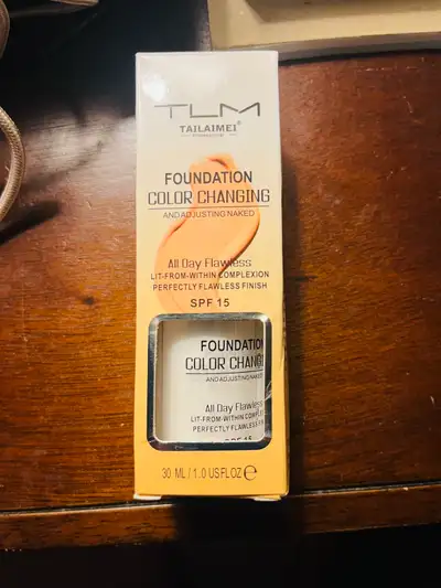 New TLM Colour Changing Foundation - Flawless Coverage 30ml, View more