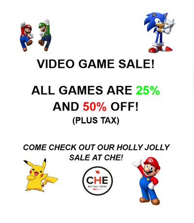 VIDEO GAME SALE FROM DECEMBER 1ST UNTIL DECEMBER 24TH, View more