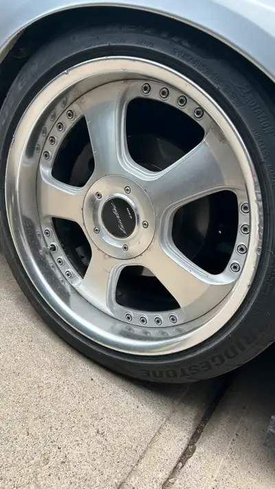Rare Work Euroline FS Bridgestone Potenza 5x100 18x7.5 18x8