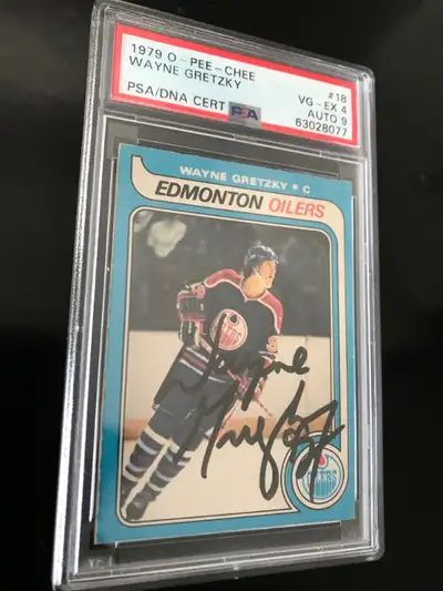 My 1979 Wayne Gretzky O-Pee-Chee #18 Autographed rookie card is up for sale!! I have personally owne...