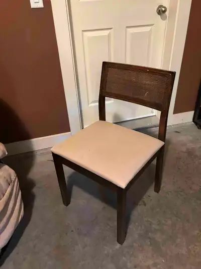 Free matching wooden dining table chairs (4). Also giving away/selling other items - please check ou...