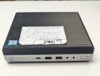 Micro Desktop HP ProDesk 600 G3 DM i5-6500T 8Go Ram SSD 256Go