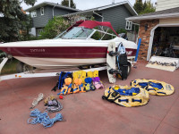 2000 Invader Mirage 170 Boat and Trailer 