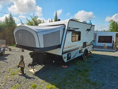 Ready for adventure? This 2021 Jayco X17Z is the perfect hybrid camper—easy to tow, lightweight (onl...