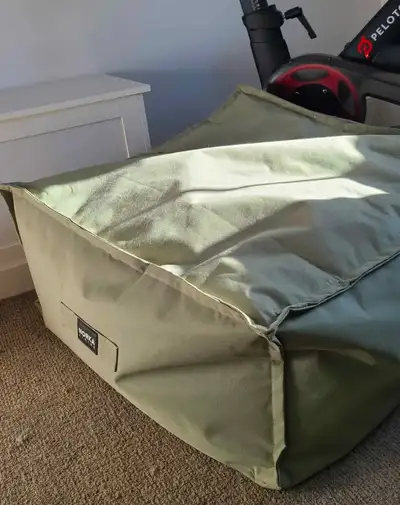 Green bean bag chair, View more