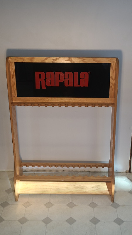 RAPALA    ,     AUTHENTIC ROD HOLDER       .    Holds   30  rods in Fishing, Camping & Outdoors in Regina - Image 4