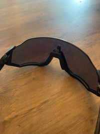 Flight jacket Sunglasses Oakley Matt Black Lens prize Road black