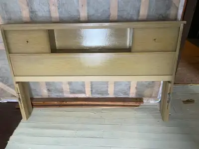 Vintage Bedroom Suite. Solid wood, all drawers work perfectly. Suite includes dresser with mirror, t...