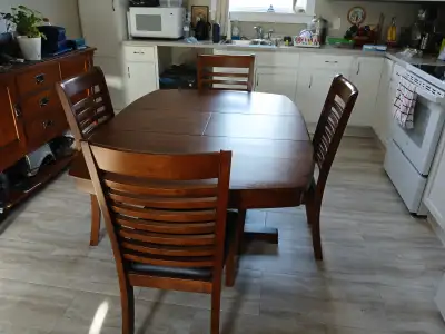 Final week moving Sale Dining Room Table & 4 Chairs., View more