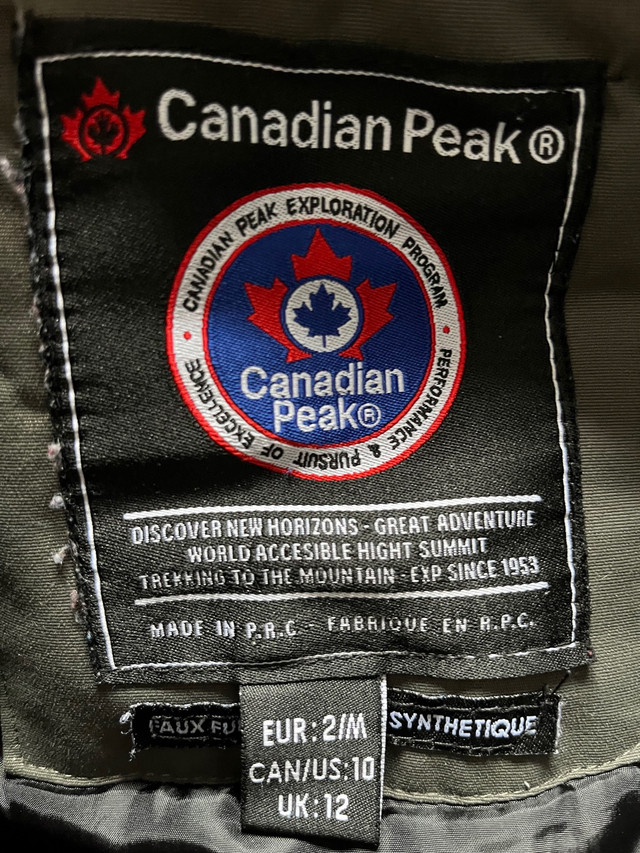 Coat/Manteau Canadian Peak dans Femmes - Hauts et vêtements d'extérieur  à Ville de Montréal - Image 4