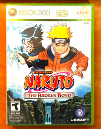 Naruto The Broken Bond - Xbox 360 Game (Rare)