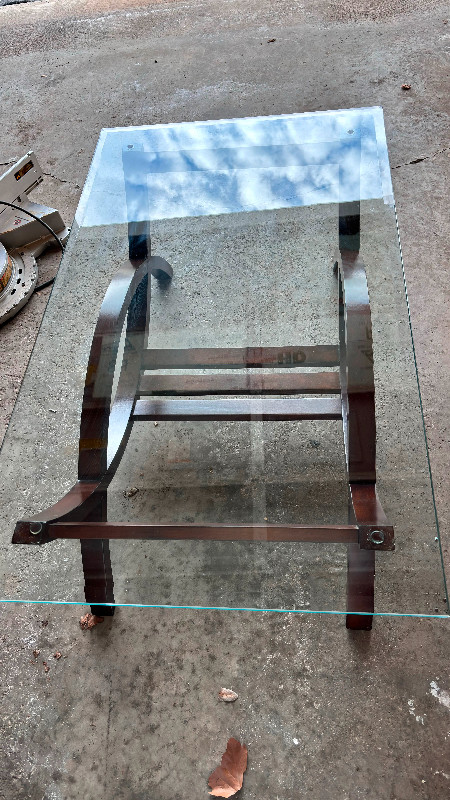 Coffee table glass top. in Coffee Tables in Kitchener / Waterloo