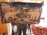 Antique Polar Bear Tapestry