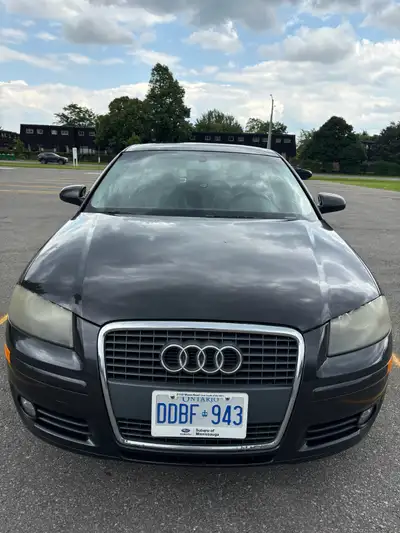 New rotors and brakes, fenders from another Audi A3 replaced the old ones. Needs some work done, but...