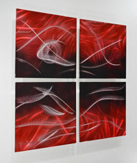 **SOLD** Unique Wall Sculpture, Metal art, Abstract Painting