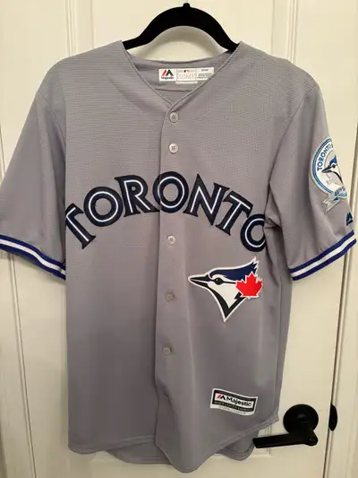 Toronto Blue Jays Jersey (away) 40th season patch, View more