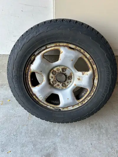 I'm selling a set of used winter tires, size 235/65/17, perfect for providing extra grip and safety...