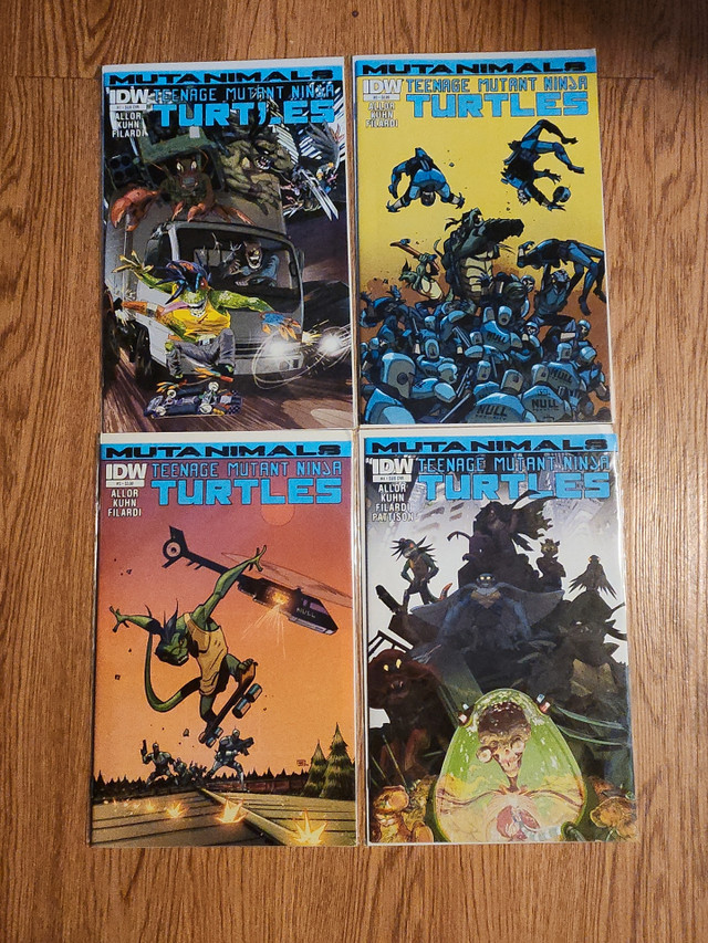 IDW ninja turtles mutanimals #1-4 in Comics & Graphic Novels in Cambridge