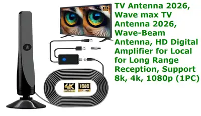 Wave max TV Antenna 2026, Wave-Beam Antenna, HD Digital Amplifie, View more
