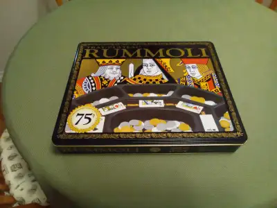 POKER GAME, "RAMMOLI" 75TH ANNIVERSARY IN COLLECTIVE TIN CASE, View more