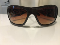 Women's brown sunglasses with floral design