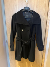 Tahula Babaton wool coat with hanger and bag; & woods jacket 