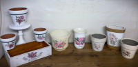 PRETTY NEW DECORATIVE POTS-GREAT GIFTS