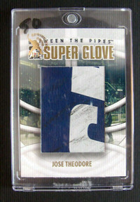 2008-09 Between The Pipes Super Glove Gold Jose Theodore #SG10