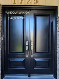Front Entry Double Door  White