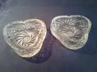 Cendriers - ashtrays, Vintage pinwheel crystal