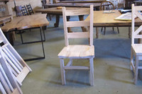 New Rustic Ladder Back Chairs