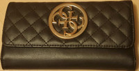 Guess Womens Wallet - Black & Gold