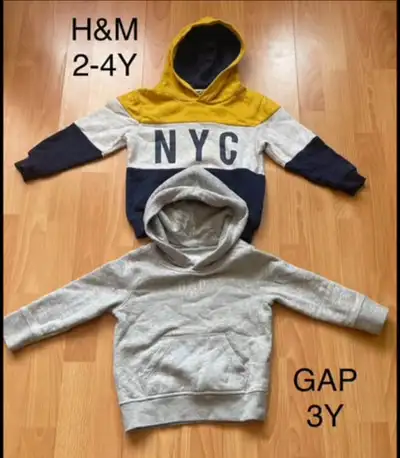 H&M and GAP Hoodies. Price $ 12 For All, View more