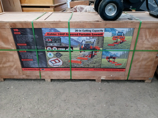 New!  26" portable Sawmill in Other Business & Industrial in Portage la Prairie - Image 2