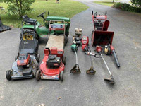 Looking for free unwanted lawn equipment