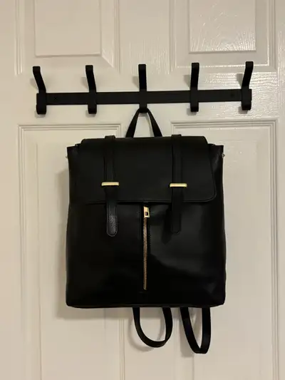 Italian Leather Structured Backpack, View more