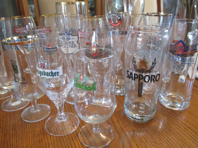 Beer Glasses (24) in Hobbies & Crafts in Nelson
