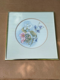 Picture of flowers in frame