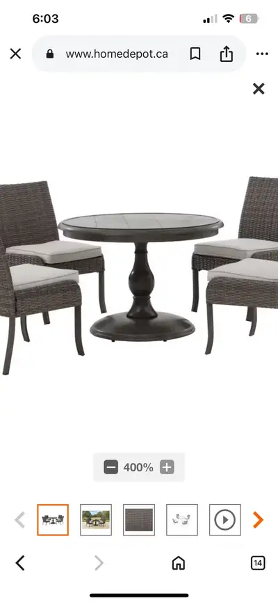 This brand new Windsor round dining table in brown is the perfect addition to your outdoor space, fe...