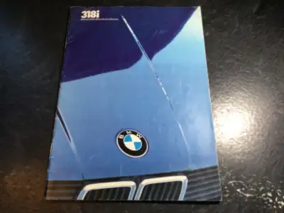 1983 BMW 318i Sales Brochure BMW Part #311030126 North American Market. Packed with pictures, featur...