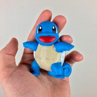 Squirtle Figure  3D Printed      Hand Painted
