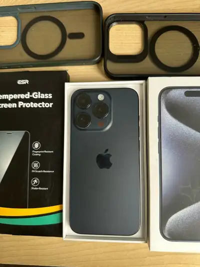 iPhone 15 Pro - w/ Accessories, View more