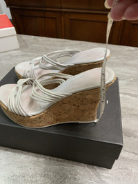 Studio Pollini (Italy) beautiful wedge sandals size 37.